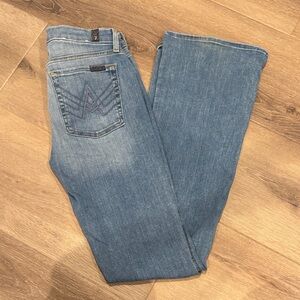 7 For All Mankind Women's Blue Jeans Sz 27